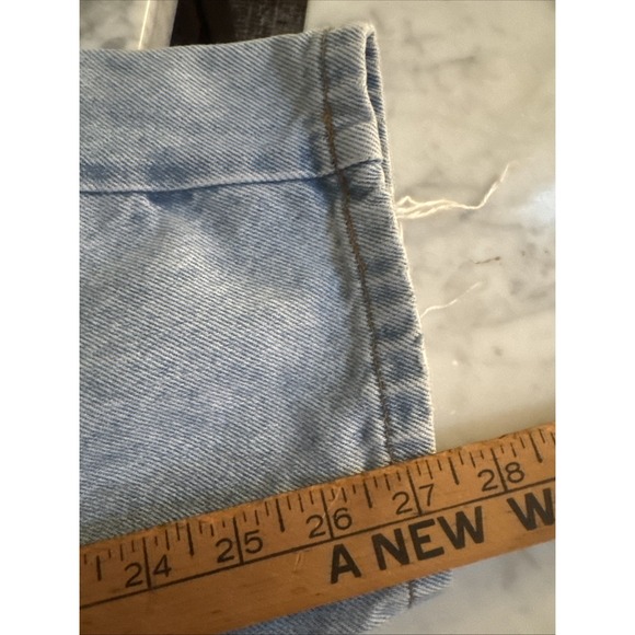 Vintage Y2K Womens Sz Large LEI Distressed‎ Stonewashed Overalls Carpenter USA - Picture 9 of 10